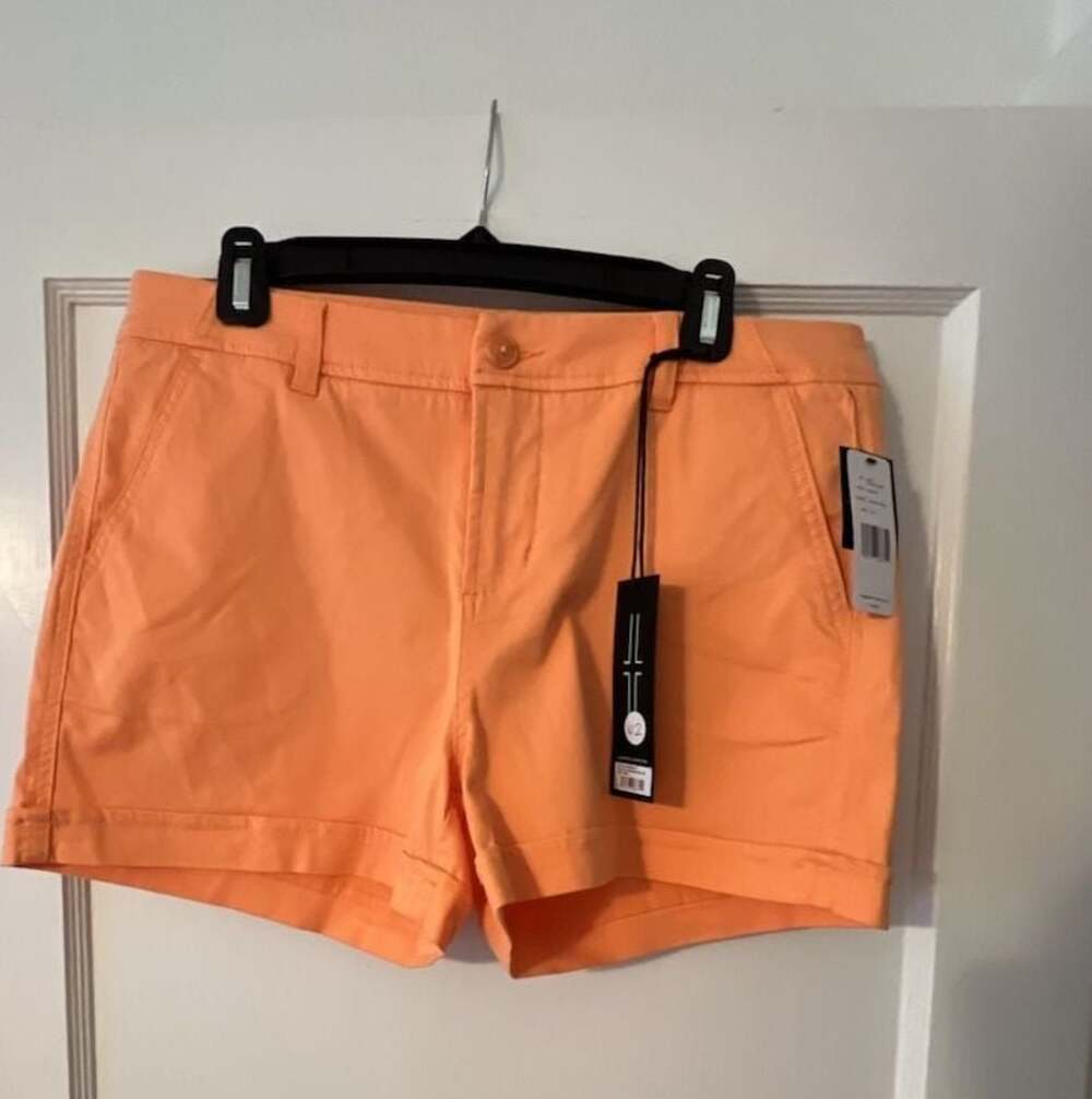 Liverpool Jeans Company Buddy Trouser Short in Orange Melon
